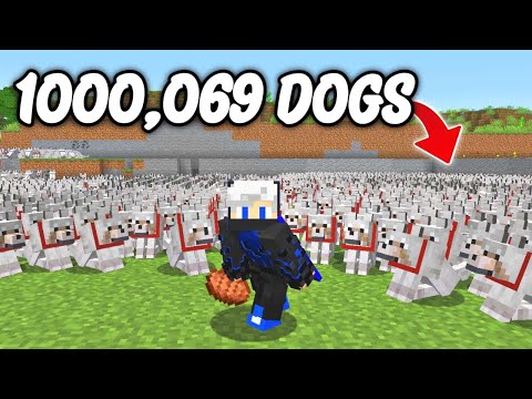 Gaming Insects - I Breeding 1000,069 Dogs Army To Kill One Girl Minecraft Player.....