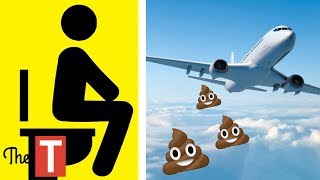 This Is What Happens When You Flush An Airplane Toilet
