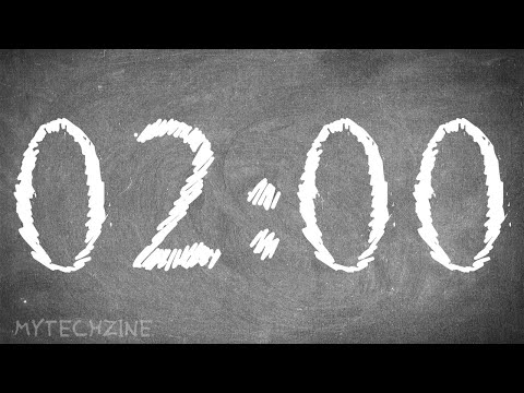 2 Minute Silent Timer ⏰ with Alarm 🔔