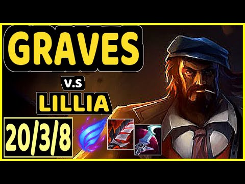MAXLORE (GRAVES) vs LILLIA - 20/3/8 KDA JUNGLE CHALLENGER GAMEPLAY - EUW