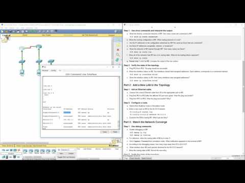 Cisco RnS - Lab 7.1.3.6 Packet Tracer - Investigating Convergence