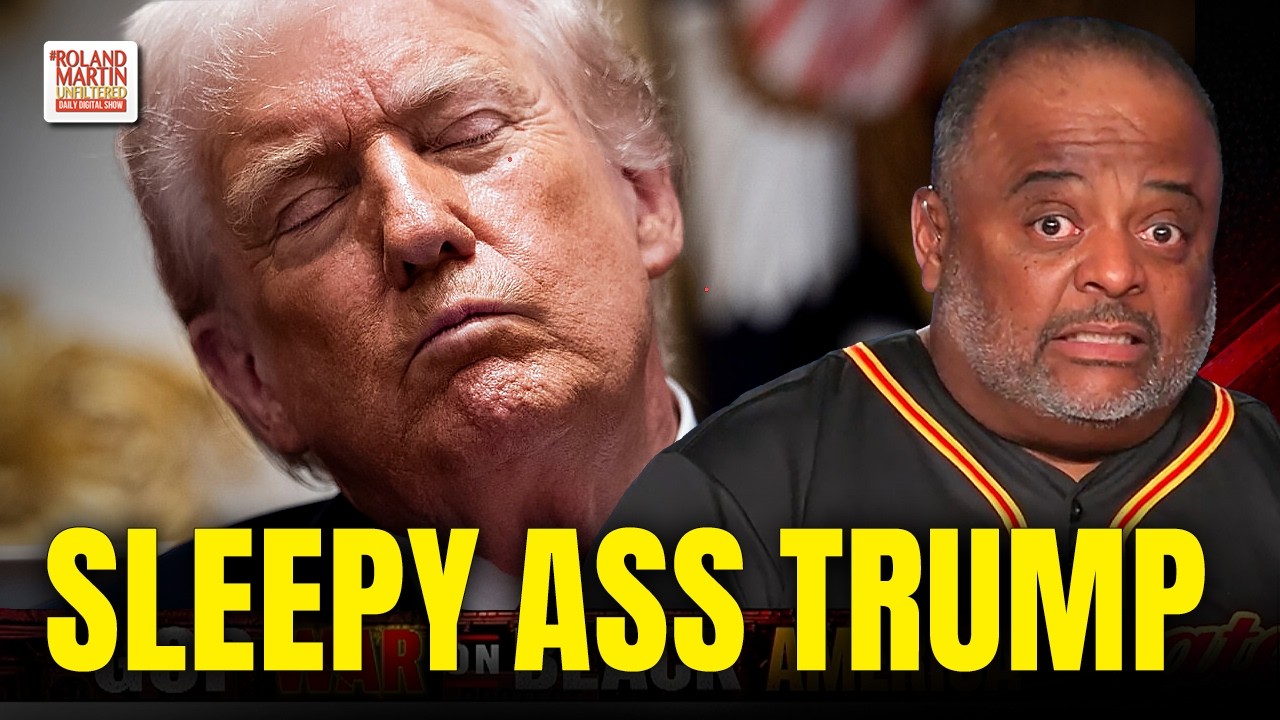 “Sleepy Ass Trump.” Roland Roasts Trump After He Falls Asleep Again in the Oval Office