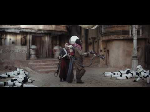 Star Wars: Rogue One - Chirrut Imwe Fight Scenes