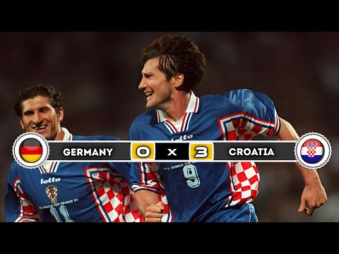 Germany 🇩🇪 × 🇭🇷 Croatie | 0 × 3 | HIGHLIGHTS |All Goals | Quarter final World Cup 1998