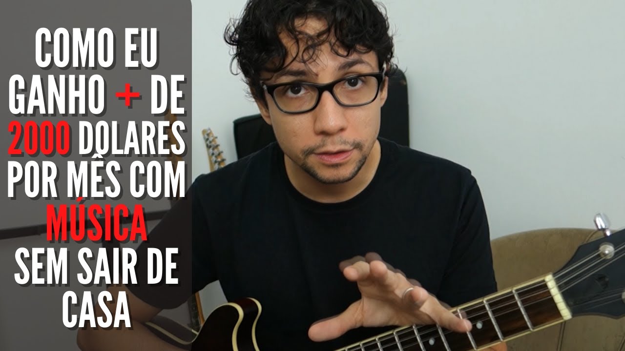 Como trabalhar com música online sem sair de casa e ganhando em dolar  -Meio Musical