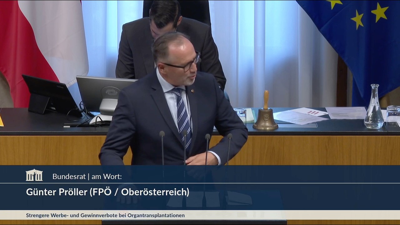 Günter Pröller - Organtransplantationsgesetz - 3.6.2026