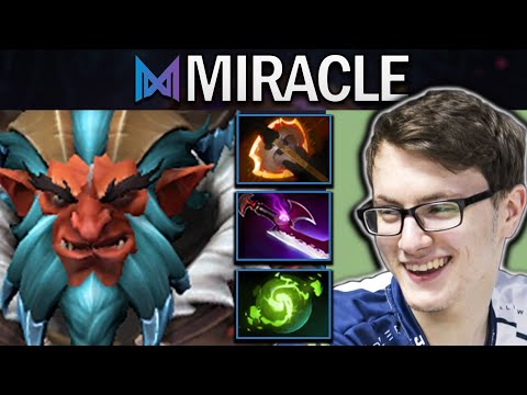Troll Warlord Dota 2 Gameplay Miracle with Battlefury and Silveredge - TI12