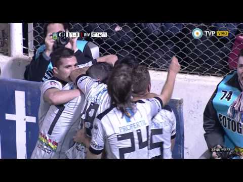 Gol de Mansilla. Olimpo 1 - River 0 | Primera División 2015 - Fecha 15