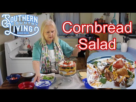 Cornbread Salad  --  Best Served Cold  --  Beat The Heat Recipe
