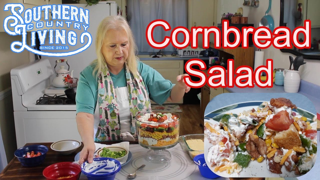 Cornbread Salad  --  Best Served Cold  --  Beat The Heat Recipe