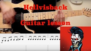 Salmo Hellvisback Guitar Lesson with TAB HD