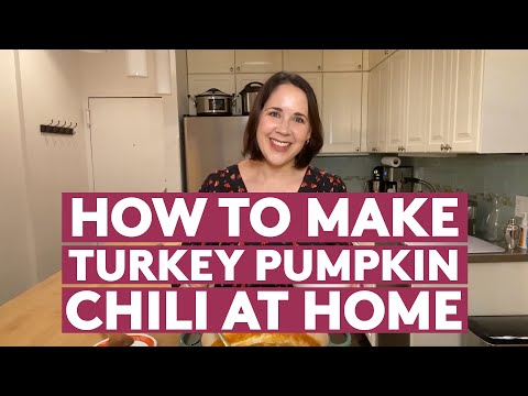 Homemade Turkey-Pumpkin Chili Recipe | SAVORY and SUPER Delicious | Real Simple @Home