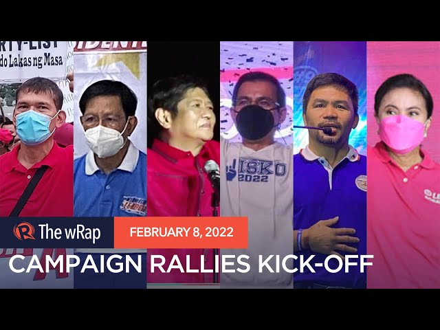 In campaign launch, Marcos sticks to message of unity