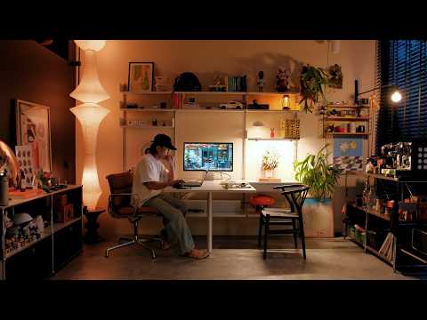 my dream desk | vitsoe, ikea, new layout