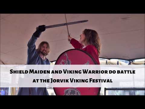 JORVIK Viking Festival 2019 - Shield Maiden & Viking Warrior do battle!