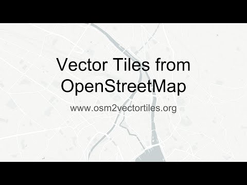 Vector tiles from OpenStreetMap