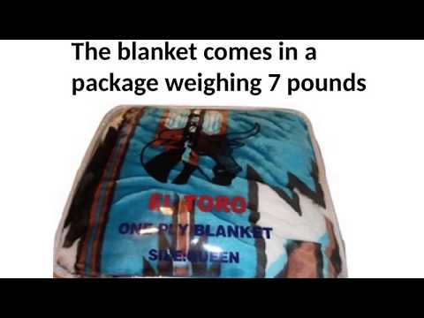 2nd YouTube video about where to buy san marcos blankets