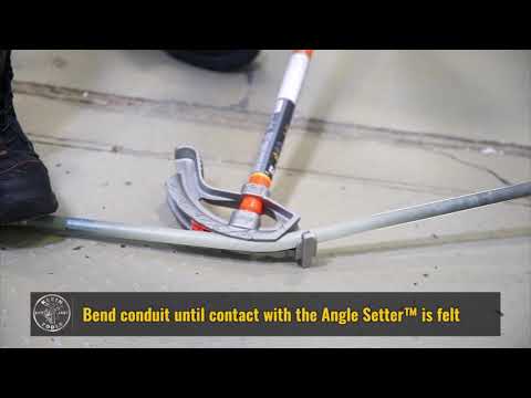 Properly Using Angle Setters with Conduit Benders