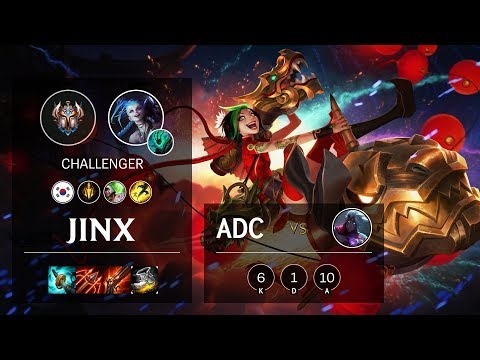 Jinx ADC vs Varus - KR Challenger Patch 10.3