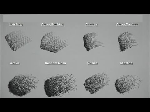 8 Basic Pen Pencil strokes | Beginners Introduction