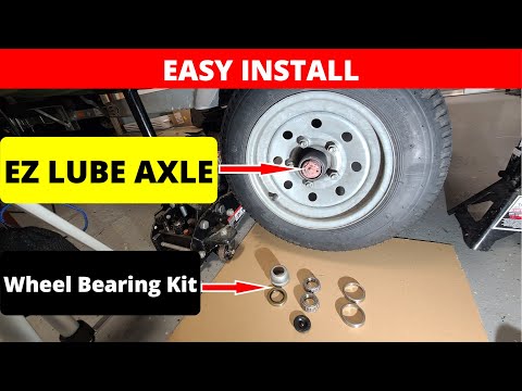 How To EASILY Replace Trailer Wheel Bearings On EZ Lube Axle