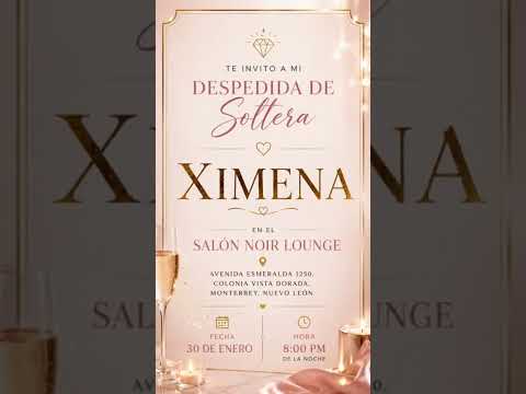  Despedida de Soltera - Temática: Salón