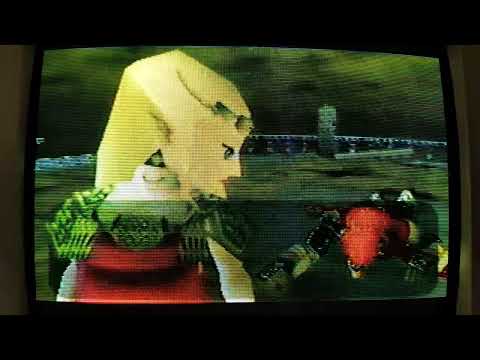 Blood in a nintendo game 🤨 Ocarina of time, 1.1 version on a vhs recording