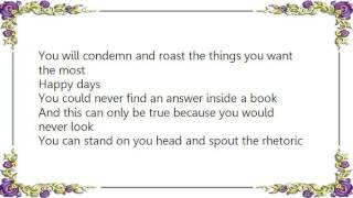 John Lydon - Stump Lyrics