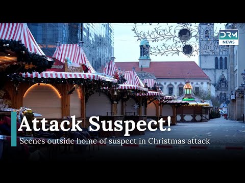 Police raid suspected German Christmas market attacker's home in Magdeburg | DRM News | AB11