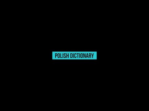 Video thumbnail for Polish Dictionary