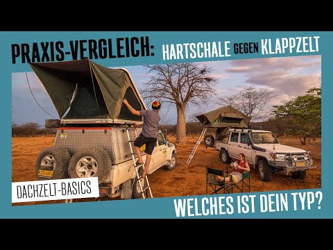 Dachzeltvergleich - Hartschale oder Klappzelt?