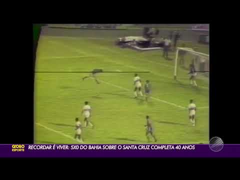 Bahia 5 x 0 Santa Cruz - Brasileiro 1981