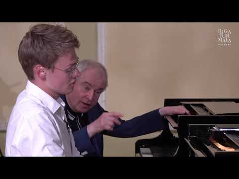 Piano masterclass with András Schiff and student Kasparas Mikužis