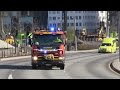 3 Fire Trucks Ambulance And Police Responding
