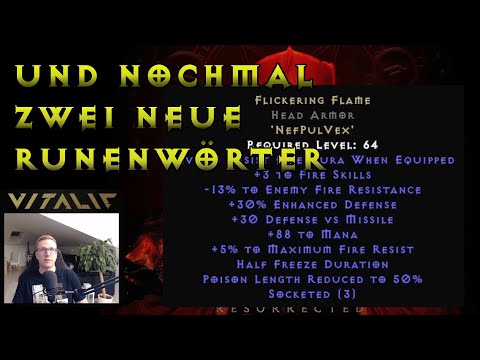 Und nochmal 2 neue Runenwörter für D2R! Flickering Flame + Plague (überarbeitet)