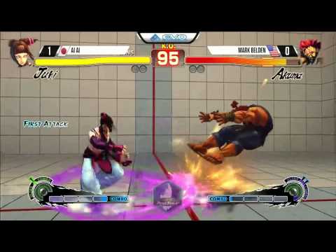 AI AI (Juri) vs Mark Belden (Akuma) - EVO 2015 USF4 Pools - 720p/60fps