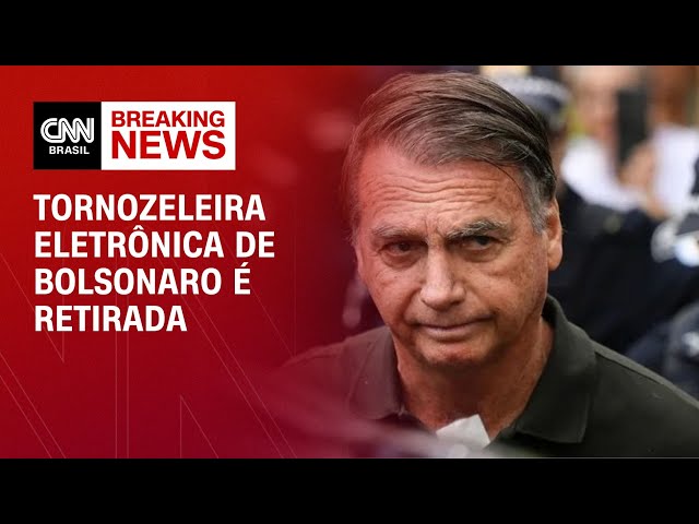 Bolsonaro tem tornozeleira eletrônica retirada após ser preso preventivamente | AGORA CNN