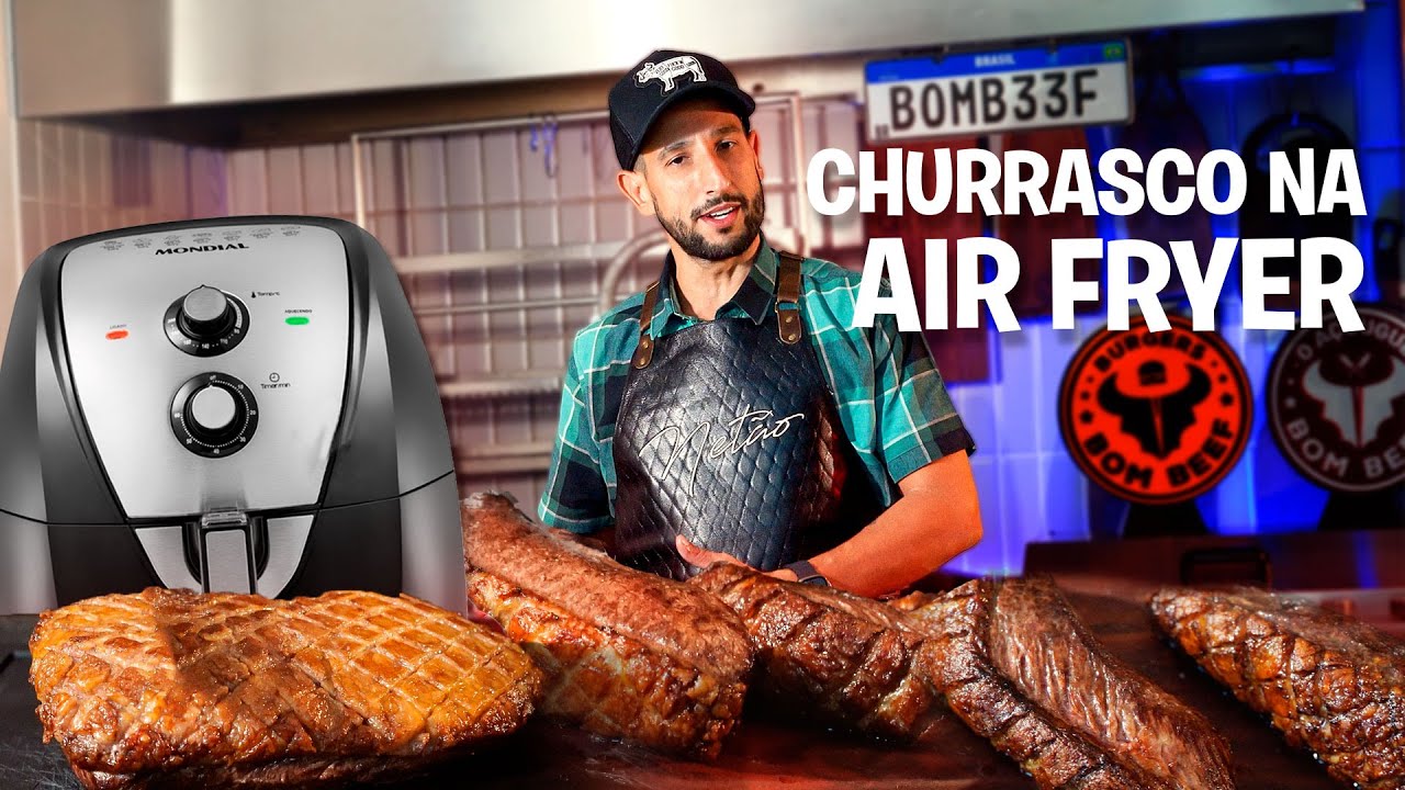 Como fazer picanha na air fryer | Netão Bom Beef
