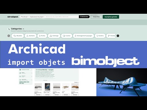 ARCHICAD - BIMOBJECT import d'objets
