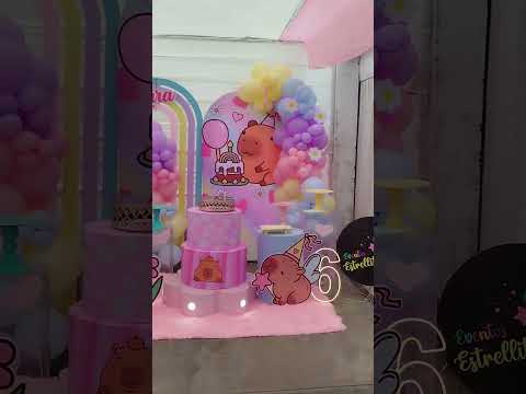 Decoración de Capibara para niña ! Lima-Peru