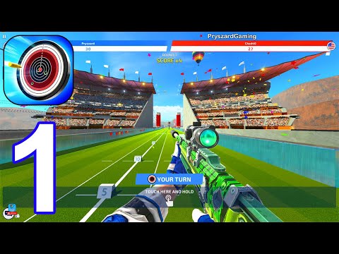 Sniper Champions: 3D shooting - Gameplay Walkthrough Part 1 Tutorial (Android,iOS)