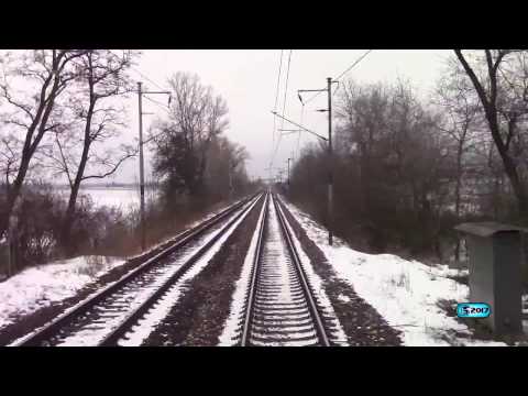 Cabview Kolín - Brno-Maloměřice ČD CARGO Nex 68005 (16.1.2017) part1