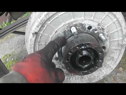 Старый УАЗ ремонт ступиц, замена подшипников