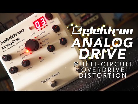 Elektron // Analog Drive Multi-Circuit Boost Overdrive Distortion Unit (Demo)