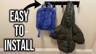 How to Install 5 T-Shaped Coat Racks | Step-by-Step DIY Guide | PMMASTO Amazon Brand 🧥