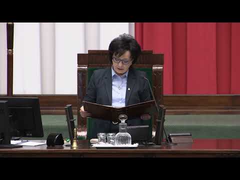 Elżbieta Witek apeluje o chwilę ciszy dla zmarłych polityków