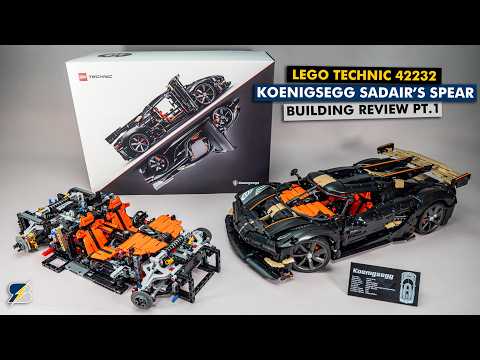 LEGO Technic Koenigsegg Sadair's Spear 42232 Megacar Video Preview