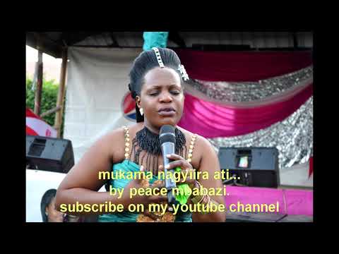 Mukama Nagyira ati,  by Peace Mbabazi. New Zaburi hymn.