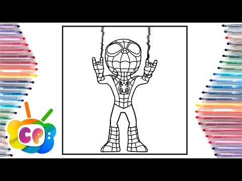 Spidey coloring book / Spidy and his amazing friends /Tobu - Candyland [NCS Release]