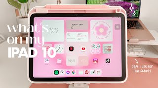 what’s on my ipad 10 + apps i use for law school (goodnotes + notion template) | 2023 update